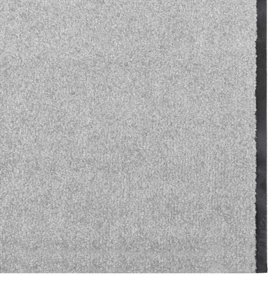 vidaXL Χαλάκι Εξώπορτας Άλλο Γκρι και Μαύρο 120 x 350 εκ