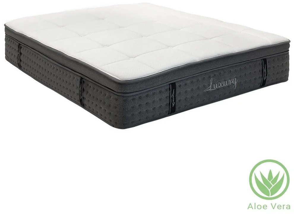 Στρώμα Luxury 100-000020 Μονής Όψης Aloe Vera160x200cm Υπέρδιπλo