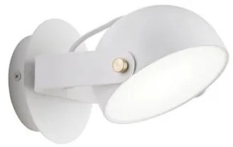 Απλίκα LED Hemi σε 2 χρώματα Viokef 4205800 Λευκό