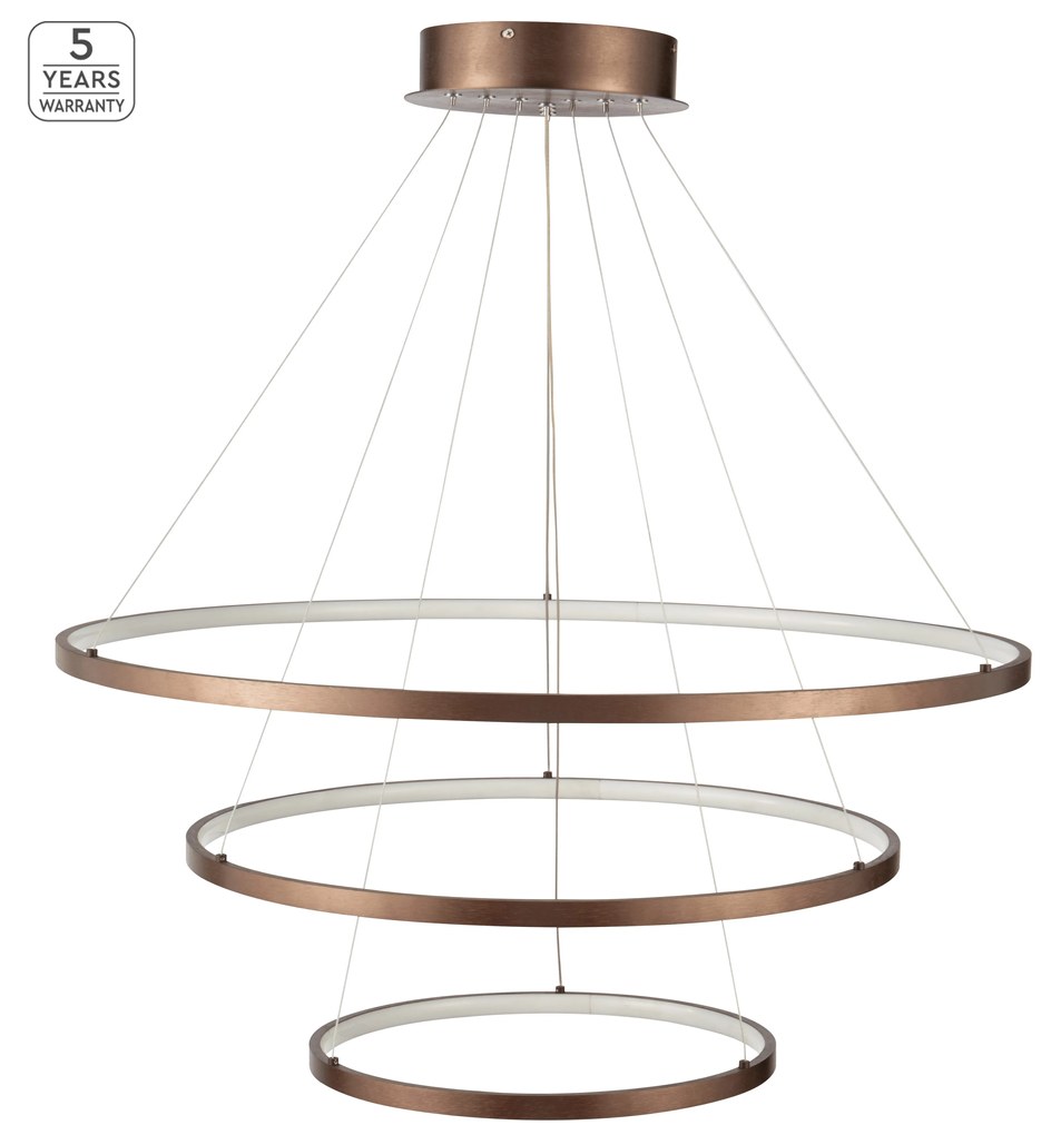 Γραμμικό Φωτιστικό SE LED 80-60-40 MORELLI PENDANT COFFEE BROWN Β5 - 101W - 600W - 77-8131