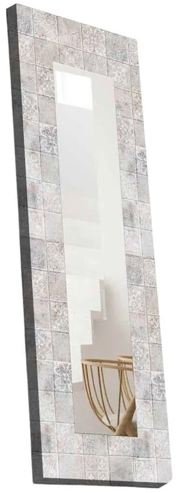 Καθρέπτης Τοίχου 235MRA1162 40x120cm Beige Wallity Mdf,Fabric