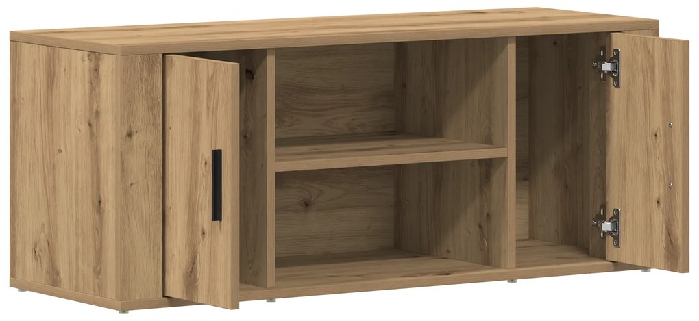 vidaXL Κονσόλα τηλεόρασης Artisan Oak 100x35x40 εκ. Κατασκευασμένη από MDF