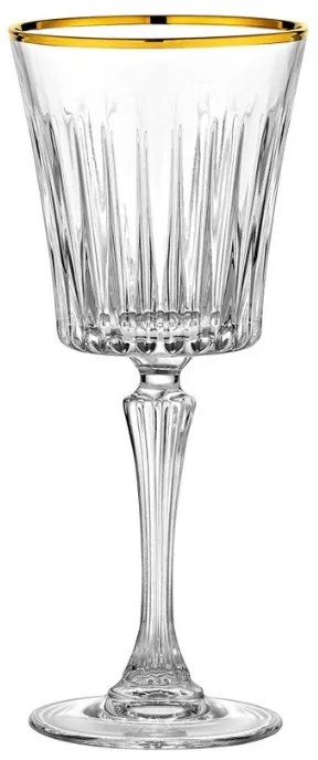 Ποτήρι Κόκκινου Κρασιού 300ml Χρυσή Ρίγα Timeless - RCR - 6 ΤΜΧ