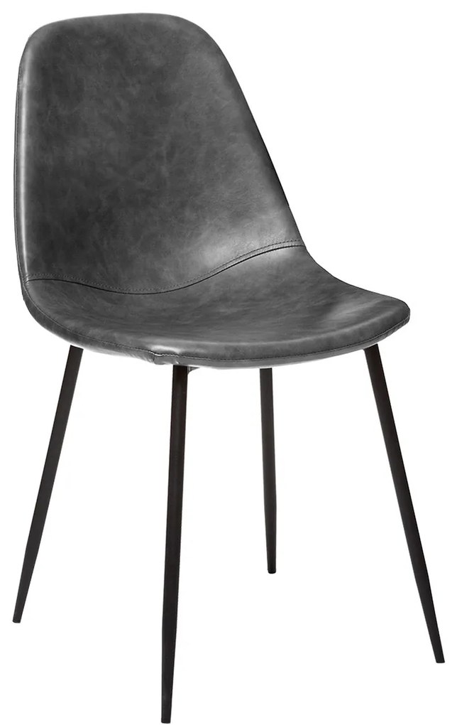Καρέκλα Τραπεζαρίας (43x53x80) A-S Vladi Gris 157054B
