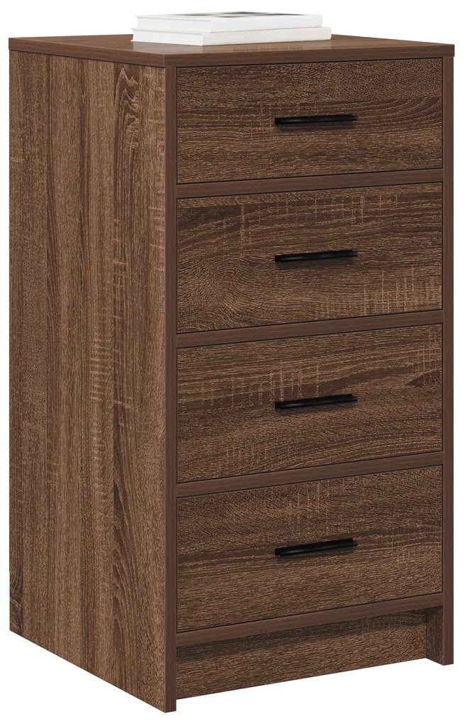 vidaXL Μπουφές  Καφέ δρυός 40x41x75 εκ. Επεξεργασμένο ξύλο