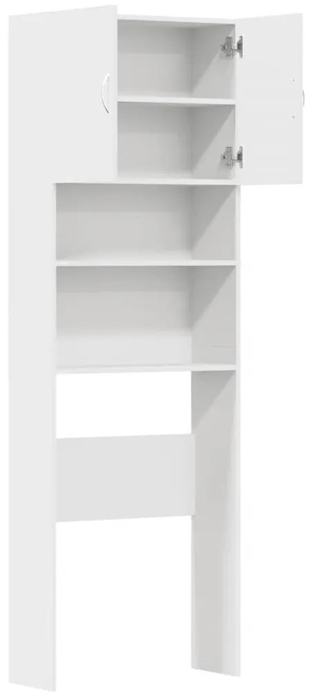 vidaXL Ντουλάπι πλυντηρίου ρούχων Λευκό 64x24x190 cm Ξύλινη κατασκευή