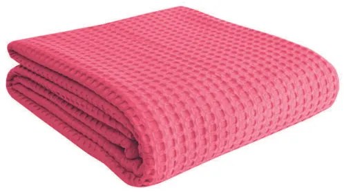 Beauty Home Πικέ υπέρδιπλη waffle Art 1990 Fuchsia 230x240 Φουξ