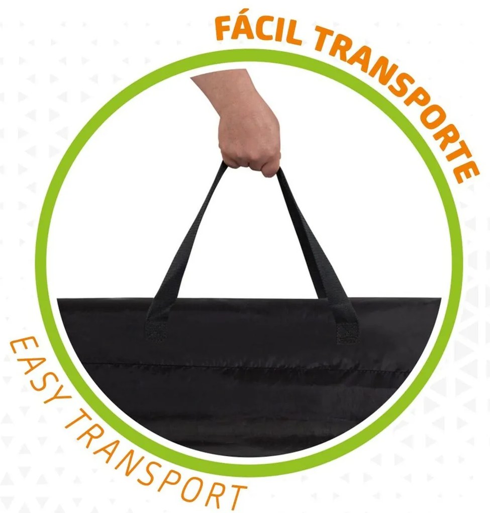 Πτυσσομενο τραπεζακι Aktive Ασημί Αλουμίνιο 70 x 70 x 70 cm (4 Μονάδες)