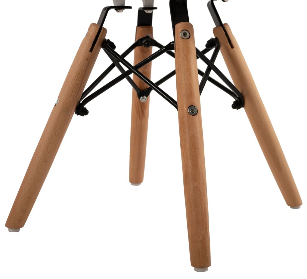 ΚΑΡΕΚΛΑ TWIST KID ΤΜΧ.HM8453.01 ΞΥΛΙΝΑ ΠΟΔΙΑ Κ ΚΑΘΙΣΜΑ PP ΛΕΥΚΟ 30,5Χ33Χ59 ΕΚ