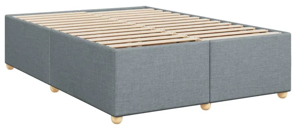 ΚΡΕΒΑΤΙ BOXSPRING ΜΕ ΣΤΡΩΜΑ ΑΝΟΙΧΤΟ ΓΚΡΙ 140X190 ΕΚ. ΥΦΑΣΜΑΤΙΝΟ 3285373