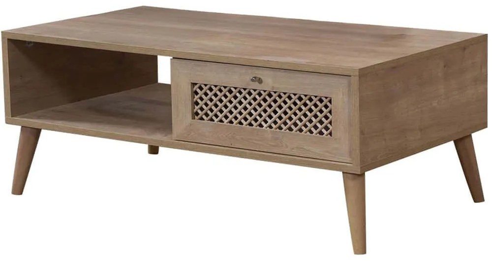 Τραπέζι Σαλονιού Goose 277WLN1127 100x55x45cm Oak