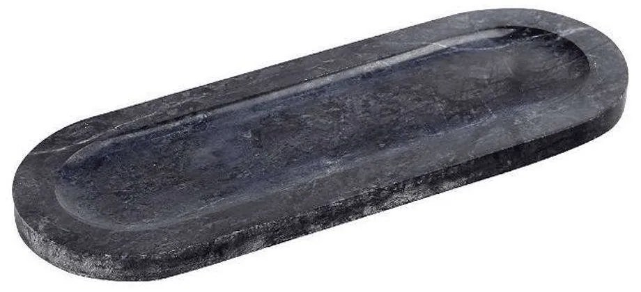 Πλατώ Σερβιρίσματος FAV230 20x7x1cm Black Espiel Marble
