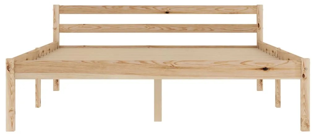 vidaXL Πλαίσιο Κρεβατιού 120 x 200 εκ. από Μασίφ Ξύλο Πεύκου