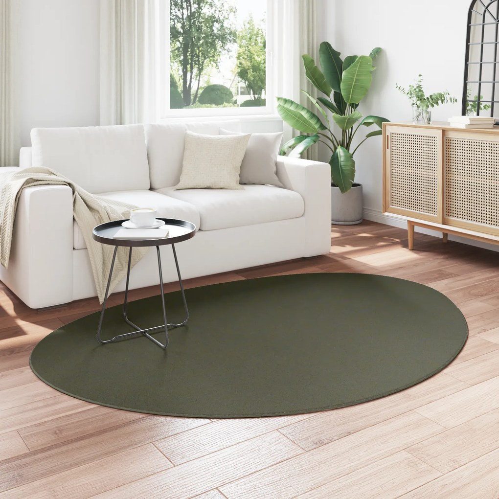 vidaXL Χαλί Δασικό Πράσινο 140 x 200 cm 100% Πολυεστέρας