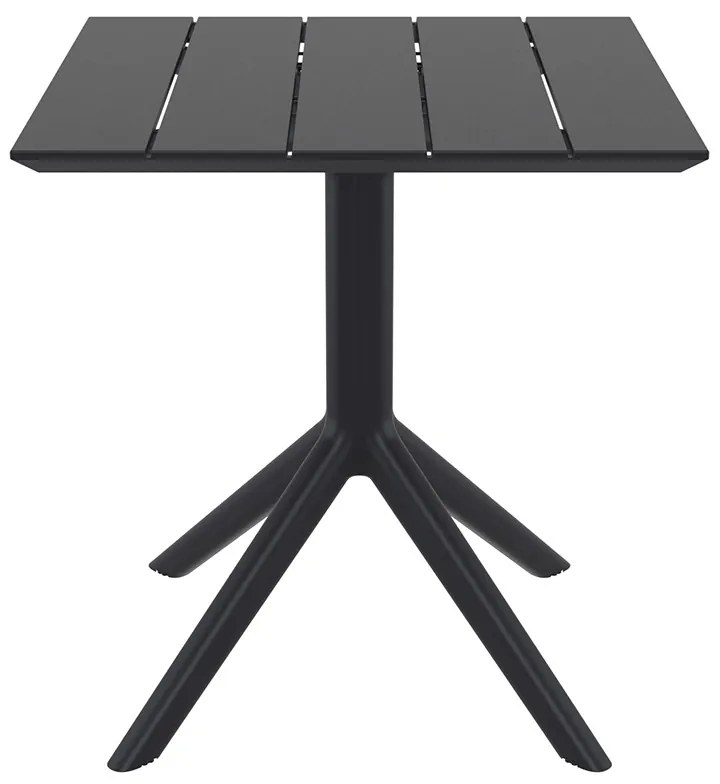 PARIS BLACK 70X70X74εκ. ΤΡΑΠΕΖΙ ΠΟΛ/ΝΙΟΥ 70X70X74εκ.