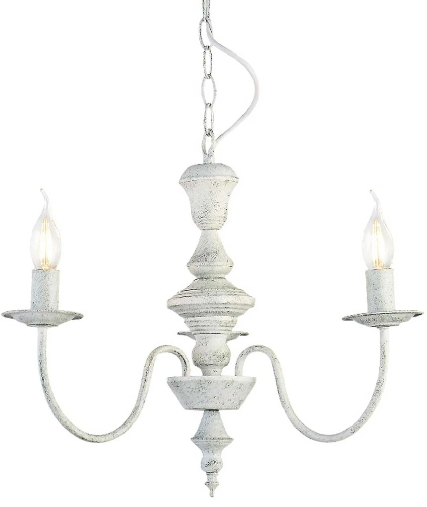 Φωτιστικό Οροφής Elegant DL9313PAG White Metal