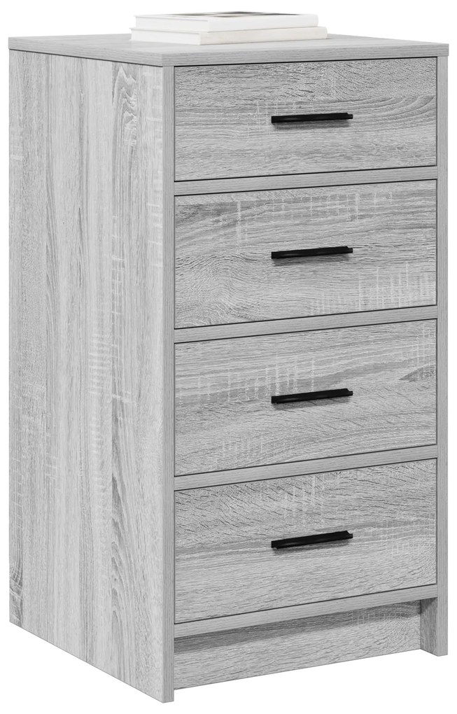 vidaXL Μπουφές Γκρι Σονομα 40x41x75 εκ. Επεξεργασμένο Ξύλο