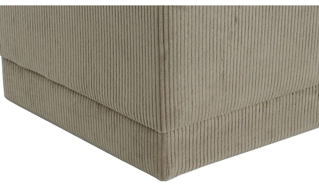 Σκαμπό DKD Home Decor Καφέ πολυεστέρας Ξύλο MDF 100 x 40 x 40 cm
