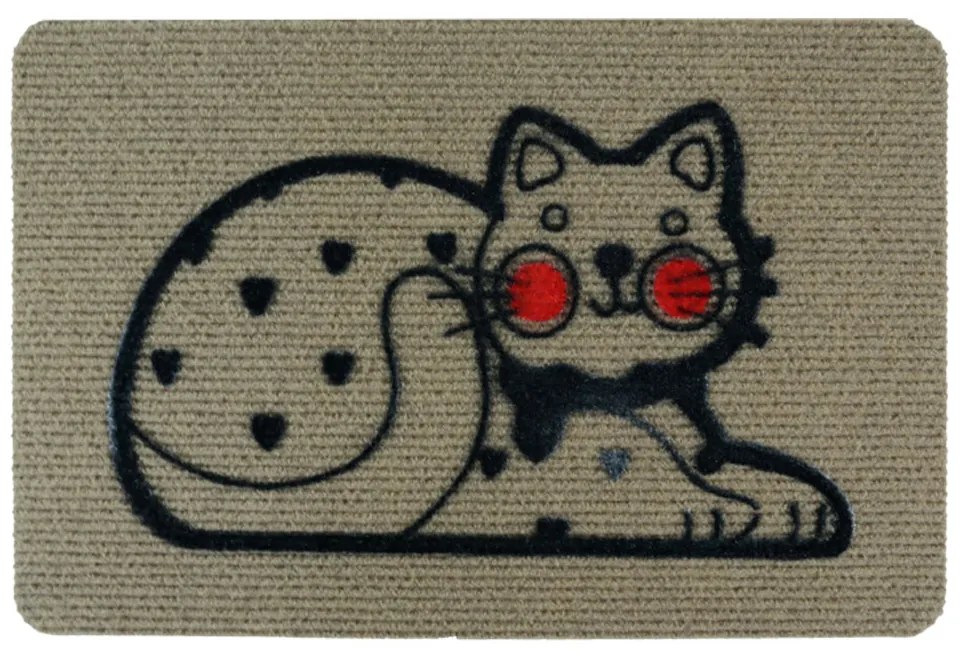 Πατάκι Εισόδου Μοκέτα 40x60cm San Lorentzo Kitty 2012011