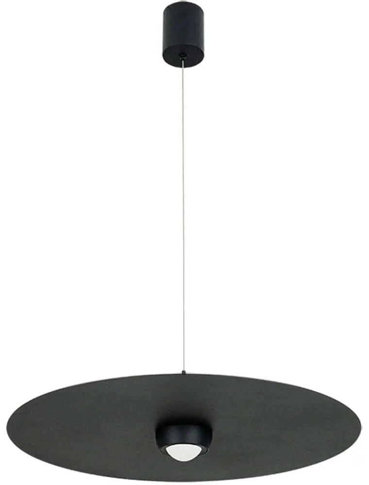 Φωτιστικό Οροφής 2587 Φ55x200cm Dim Led 1300lm 21W 3000K Black