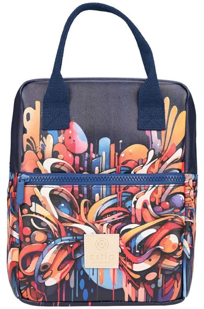 Ισοθερμική Τσάντα Save The Aegean Vibrant Vortex 01-22419 20x14x27cm 7lt Multi Estia PVC