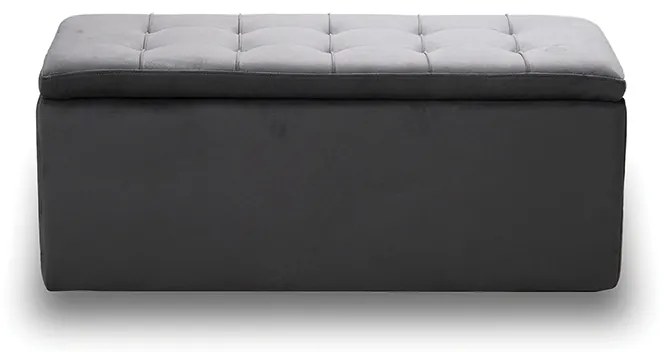 LIDO ΣΚΑΜΠΟ VELVET GREY ΜΕ ΑΠΟΘ. ΧΩΡΟ 101X41X42εκ. 101X41X42εκ.