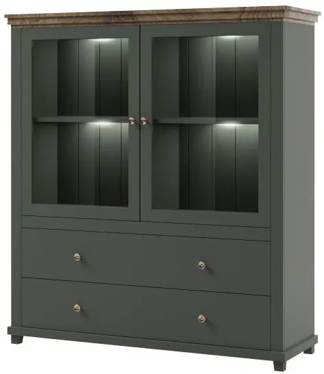 Βιτρίνα Capel mini-Prasino