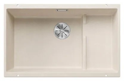 Blanco Subline-U 700-U Level Soft White SILGRANIT™ PuraDur™ Γρανιτένιος Νεροχύτης Υποκαθήμενος με 1 Γούρνα 73x46 cm