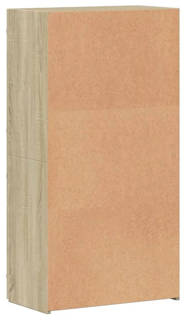 vidaXL Αρχειοθήκη Sonoma Δρυς 60x32x115 εκ. από Επεξεργασμένο Ξύλο