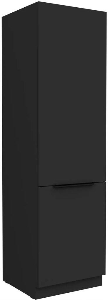 Επιδαπέδιο ντουλάπι Arianna 60 LO 210 2F-Μαύρο