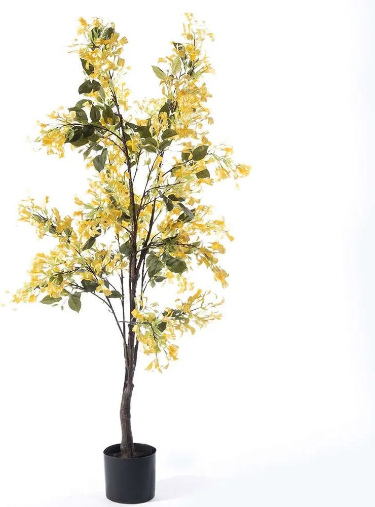 Τεχνητό Δέντρο Αγιόκλημα Lonicera 9401-6 70x75x140cm Yellow Supergreens Polyethylene,Fabric