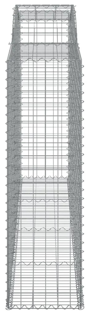 vidaXL Συρματοκιβώτιο Τοξωτό 300x50x160/180εκ. από Γαλβανισμένο Χάλυβα