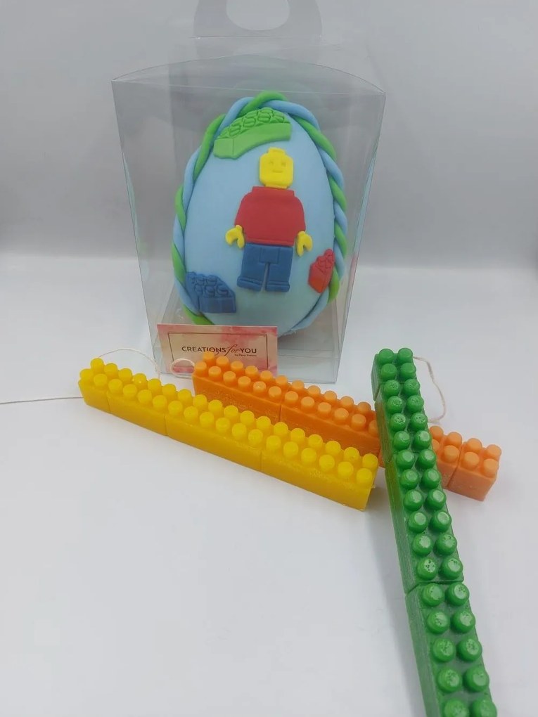 Lego Λέγκο 3D λαμπάδα - Σετ Λαμπάδα και Αυγό