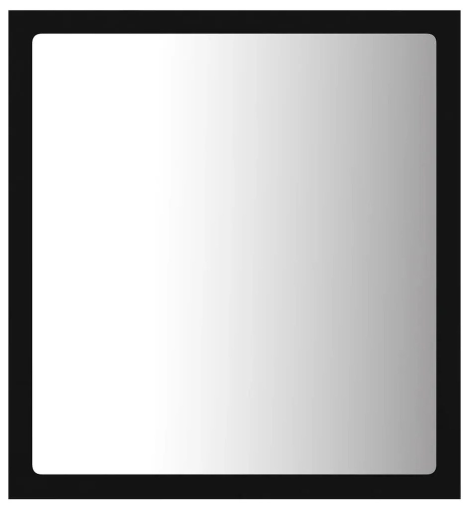 Καθρέφτης Μπάνιου με LED Μαύρος 40 x 8,5 x 37 εκ. Ακρυλικός 804909