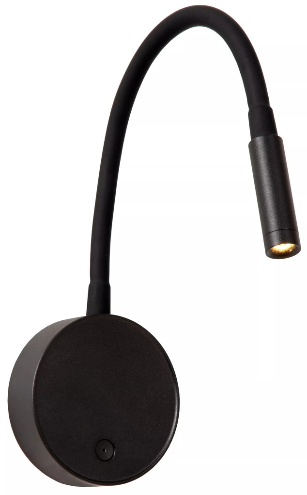 Φωτιστικό Επίτοιχο Lucide 41206-03-30 ASJA Μαύρο Ματ (Black Mat) 2700 K