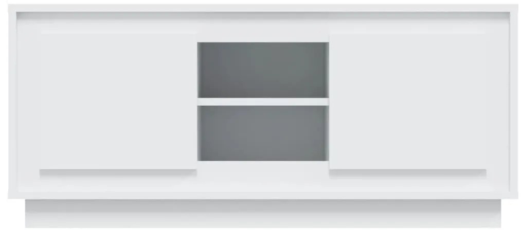 vidaXL Έπιπλο Τηλεόρασης Λευκό 102x35x45 εκ. από Επεξεργασμένο Ξύλο