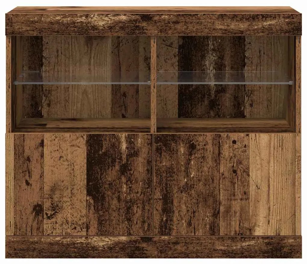 vidaXL Πλαϊνό γραφείο Καφέ 81 x 37 x 67 εκ. Επεξεργασμένο ξύλο