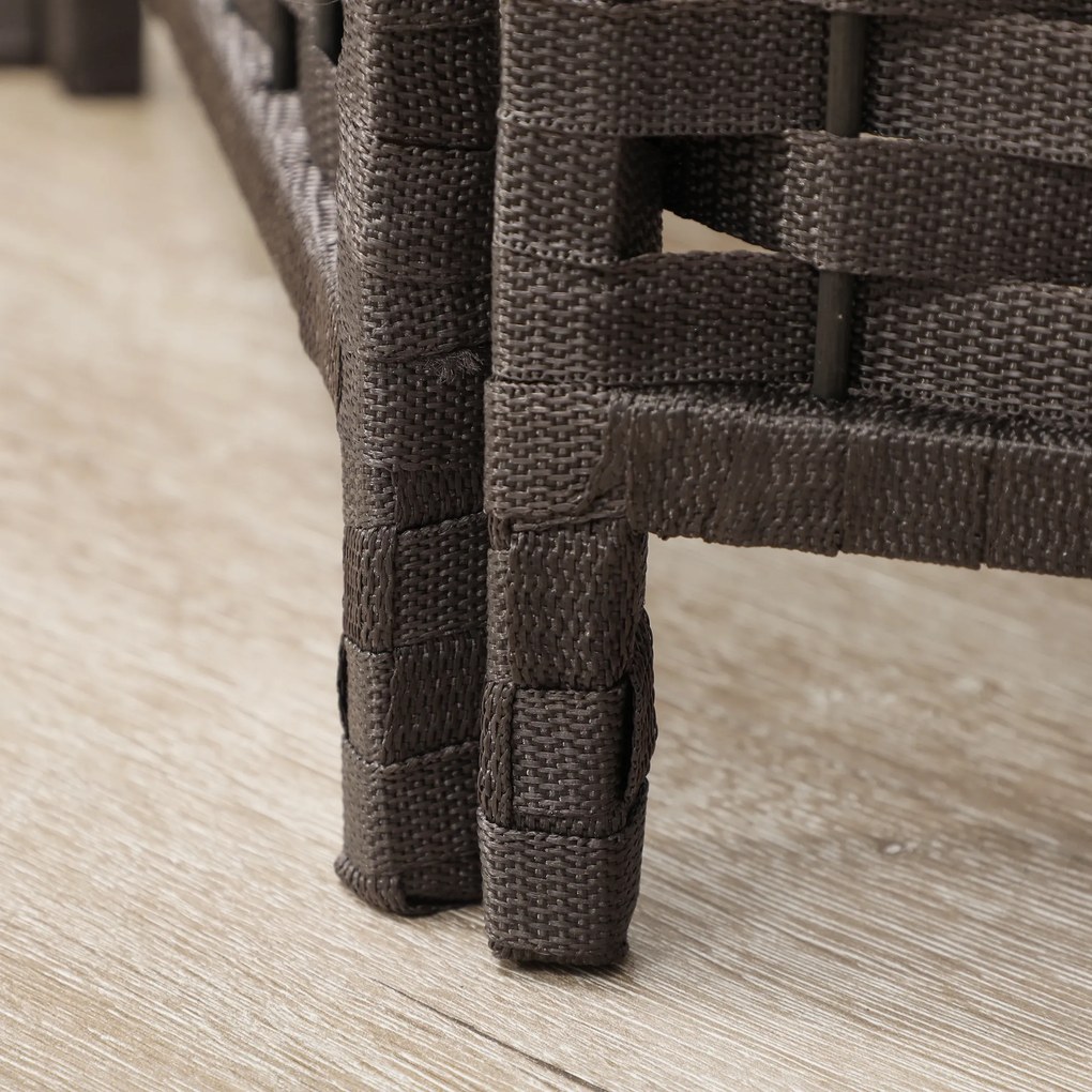 HOMCOM Διαχωριστικό δωματίου 6 πάνελ, πτυσσόμενο, για σαλόνι, υπνοδωμάτιο, γραφείο, καφέ