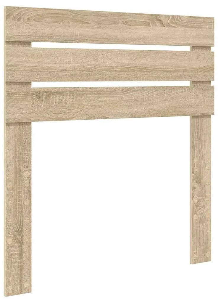 vidaXL Κεφαλάρι με κεφαλάρι Δρύς Sonoma 100 cm Επεξεργασμένο ξύλο