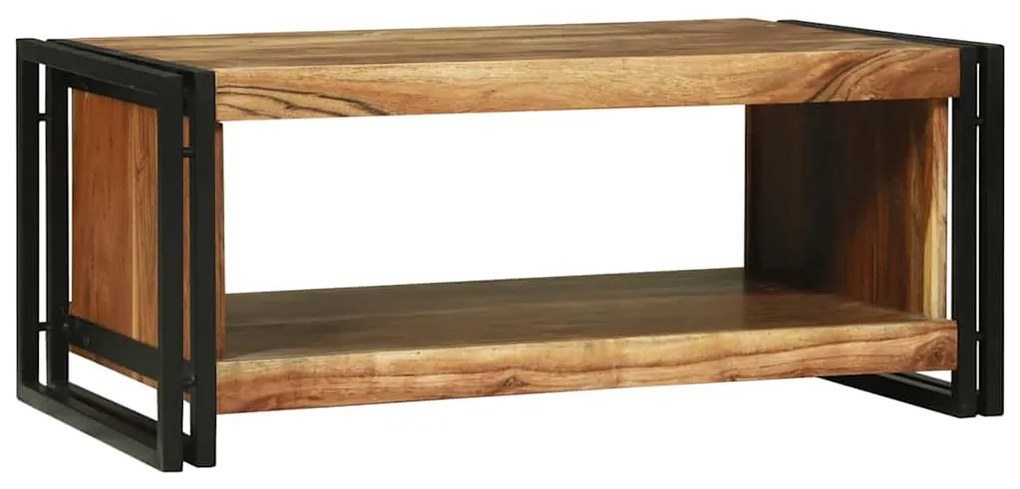 vidaXL Τραπεζάκι σαλονιού Καφέ 90 x 50 x 38 εκ Στερεό Ξύλο Ακακίας