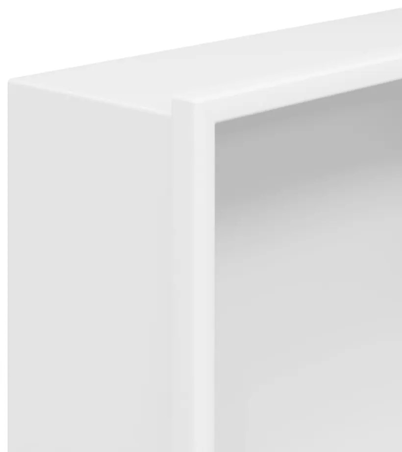 Εσοχή Ντους Βουρστ. Λευκό Ματ 32x62x9 εκ. Αν. Ατσάλι - Λευκό
