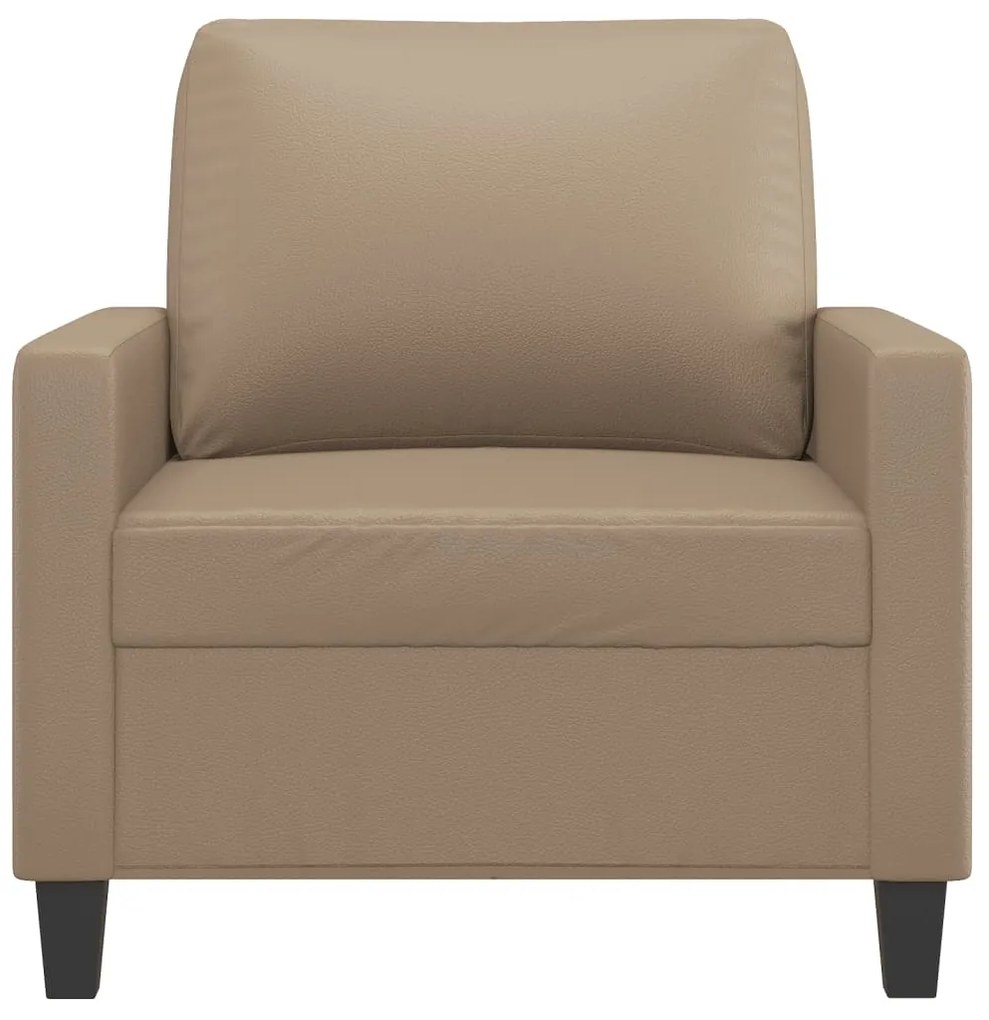 vidaXL Πολυθρόνα Καπουτσίνο 60 εκ. Συνθετικό δέρμα