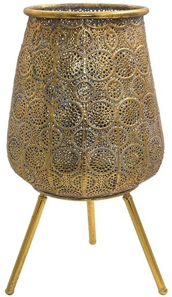 Φανάρι 168-124-026 29x60cm Gold Metal