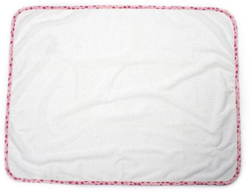 Σελτεδάκι Αδιάβροχο Floral 61 50X80 White-Coral DimCol 50x80cm 100% Βαμβάκι
