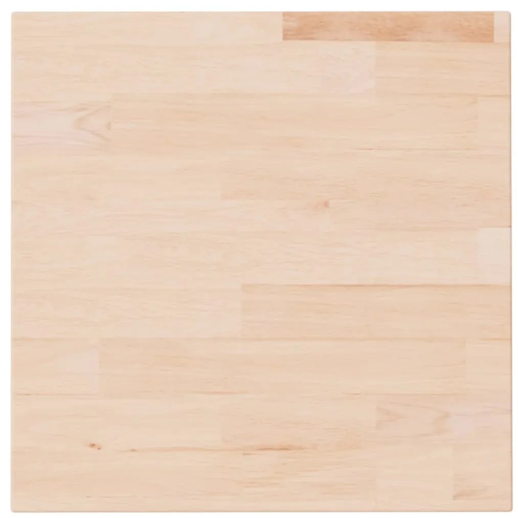 vidaXL Επιφάνεια Τραπεζιού Τετράγωνη 40x40x2,5 εκ. Μασίφ Ξύλο Δρυς