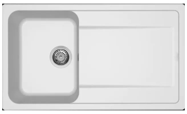 Νεροχύτης κουζίνας LIFE 400 Bianco 68 ELLECI 86x50cm