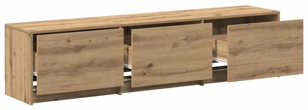 vidaXL Έπιπλο Τηλεόρασης με συρτάρι Artisan Oak 162.5 x 34 x 40 cm