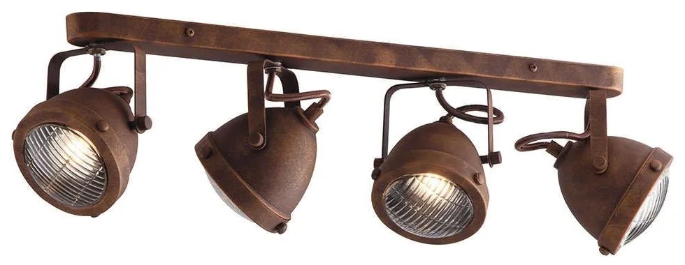 Φωτιστικό Οροφής - Σποτ I-Habana-AP4 Rust Luce Ambiente Design Metal
