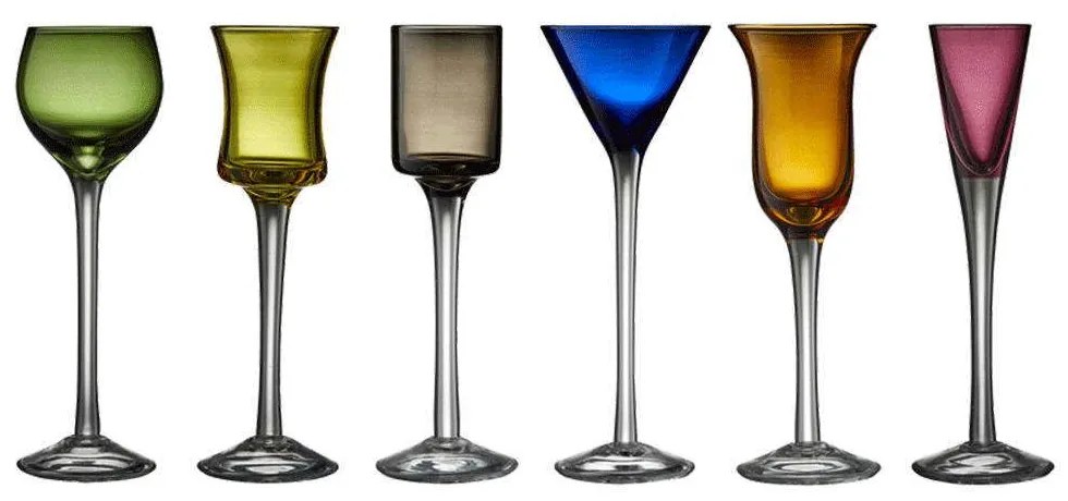 Ποτήρια Schnapps (Σετ 6Τμχ) 916208 25-50ml Multi Lyngby Glass Glass