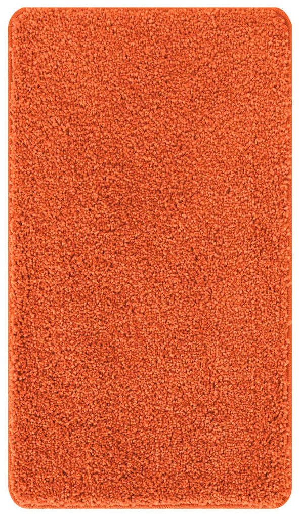 vidaXL Αντιολισθητικό μαξιλάρι μπάνιου Πορτοκαλί 70 x 120 cm PP